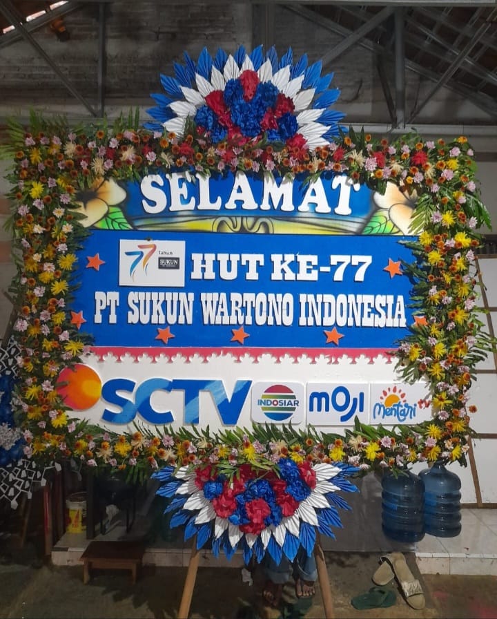 Papan bunga ucapan selamat dan sukses